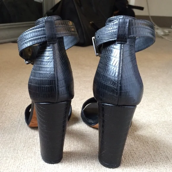 VINCE black strap heels - Picture 2 of 4